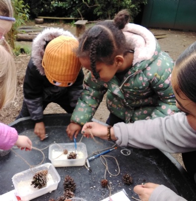 Making bird houses and bird feeders